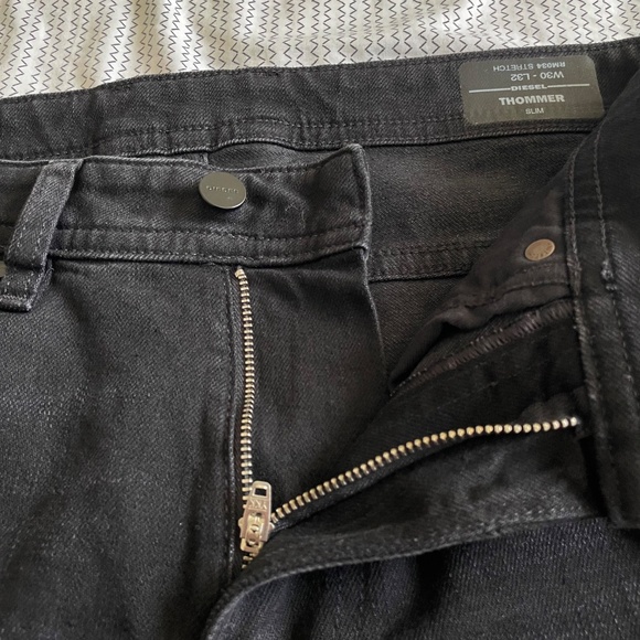 Diesel Thommer Men's Slim Jeans W30 x L31* RM034 (Black) New with tags - Picture 7 of 16